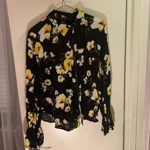 Forever 21 floral blouse